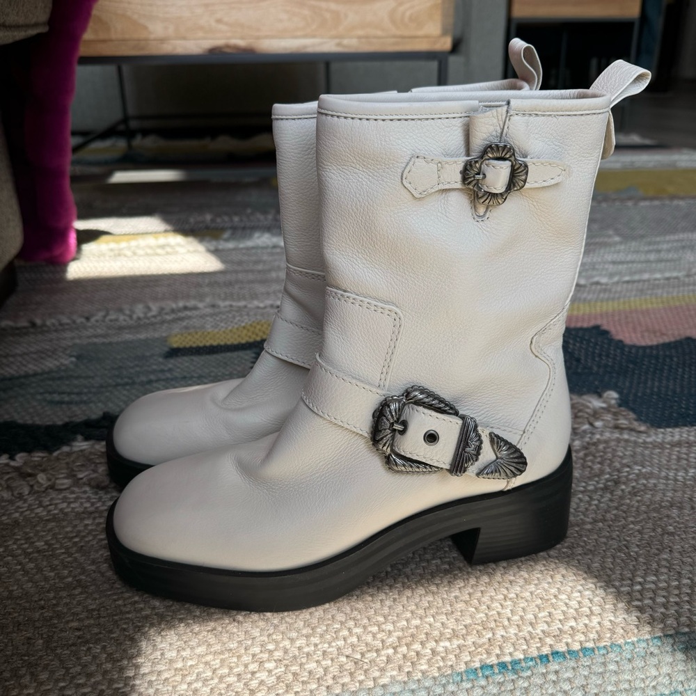 Larroude Hardy Moto Boots - NWOT!